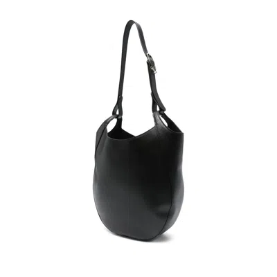 Longchamp `le Foulonné` Large Hobo Bag In Black