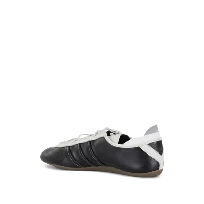 Y-3 Debossed Leather Tokyo Sneakers With Lace-up Closure