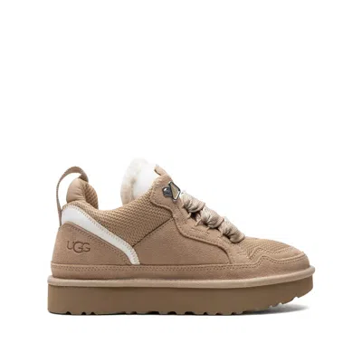 Ugg Stylish Boot-style Sneakers With Plush Lining In Neutral