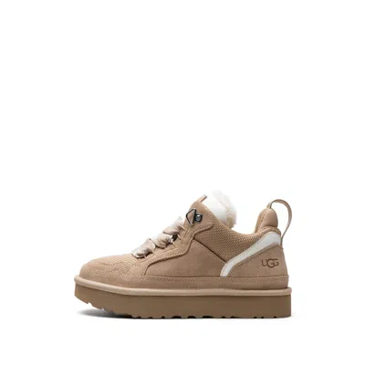 Ugg Stylish Boot-style Sneakers With Plush Lining In Neutral