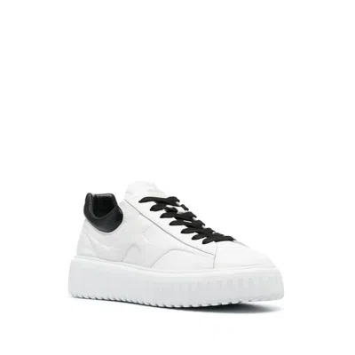 Hogan H-stripes Low-top Sneakers In White
