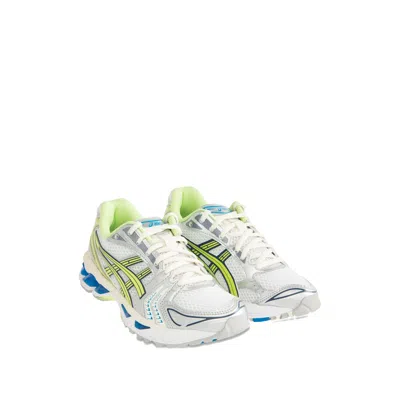 Asics Gel-kayano 14 White/lime Green Sneakers In Multi