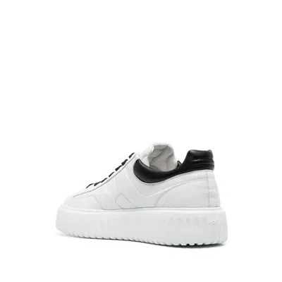 Hogan H-stripes Low-top Sneakers In White