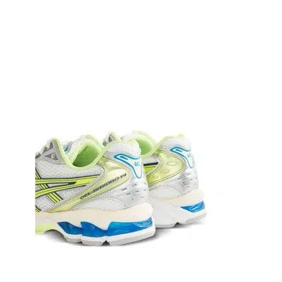 Asics Gel-kayano 14 White/lime Green Sneakers In Multi