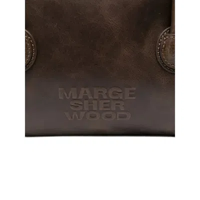 Margesherwood Top-handle Leather Tote Bag In Brown