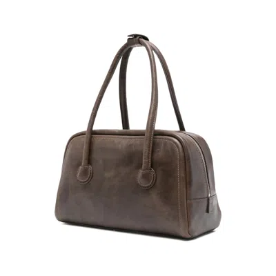 Margesherwood Top-handle Leather Tote Bag In Brown