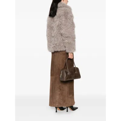 Margesherwood Top-handle Leather Tote Bag In Brown