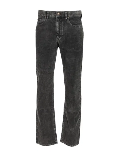 Isabel Marant Lewys 5 Pocket Denim Trousers Black In Black