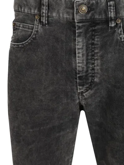 Isabel Marant Lewys 5 Pocket Denim Trousers Black In Black