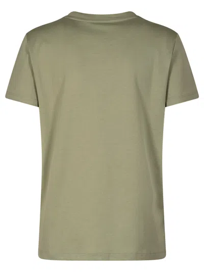 Max Mara M Monogram Cotton Jersey T-shirt In Green
