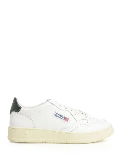 Autry White Sneakers With Smooth Leather Upper In White