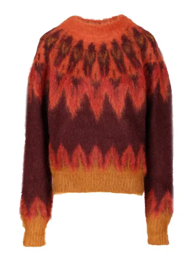 Isabel Marant Étoile Sweater Isabel Marant Etoile Woman Color Burgundy In Multi