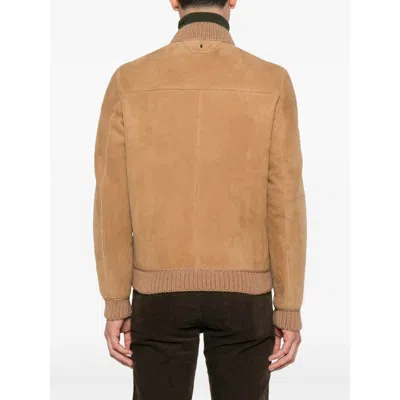 Salvatore Santoro Button-fastening Suede Jacket In Neutral