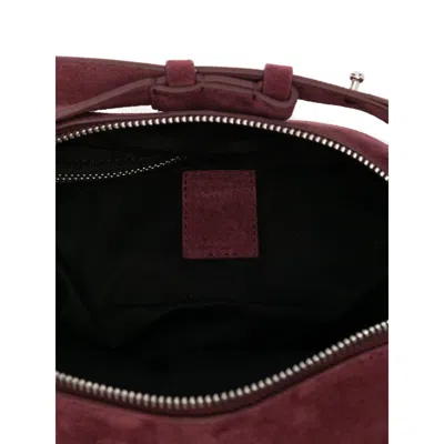 Federico Cina Suede Curved-shape Shoulder Bag