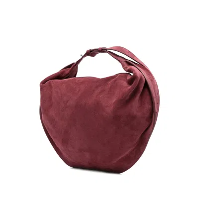 Federico Cina Suede Curved-shape Shoulder Bag