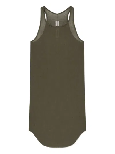 Rick Owens Ribbed Racerback Tank Top