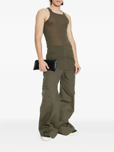 Rick Owens Ribbed Racerback Tank Top