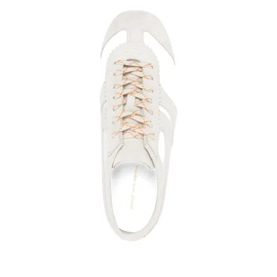 Dries Van Noten Leather Sneakers With Suede Inserts Shoes