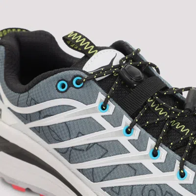 Hoka Mesh Sneakers With Heat-bonded Overlays In Gray