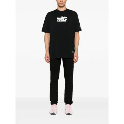 Iceberg X Peanuts Snoopy-print T-shirt In Black