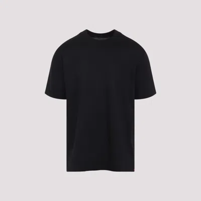 Kiton Short Sleeve Crew Neck T-shirt Design In Black