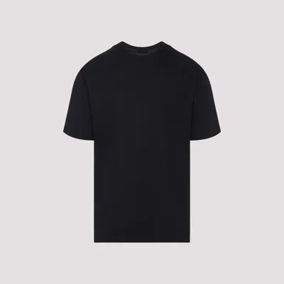 Kiton Short Sleeve Crew Neck T-shirt Design In Black