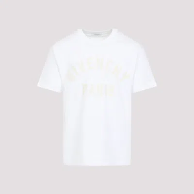 Givenchy Logo Lettering Crewneck T-shirt In White