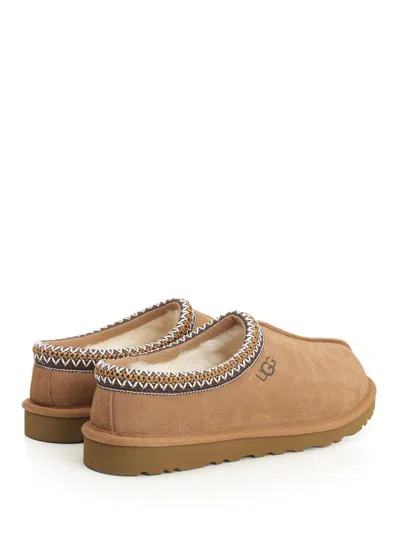 Ugg Tasman 5950-che Clogs Mens 7 Chestnut Suede Comfort Slip On Slippers Rhs2608 (brown,7) In Brown