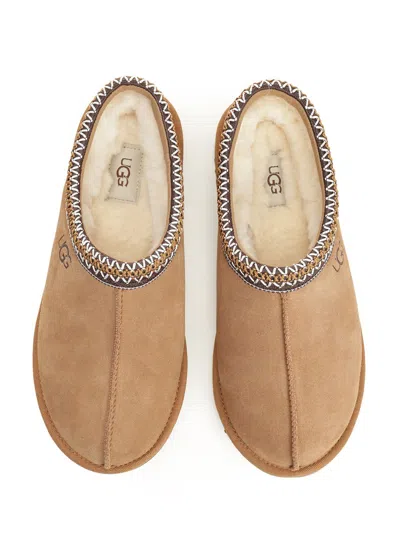 Ugg Tasman 5950-che Clogs Mens 7 Chestnut Suede Comfort Slip On Slippers Rhs2608 (brown,7) In Brown
