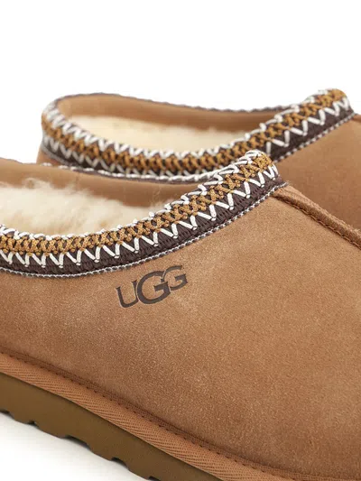 Ugg Tasman 5950-che Clogs Mens 7 Chestnut Suede Comfort Slip On Slippers Rhs2608 (brown,7) In Brown
