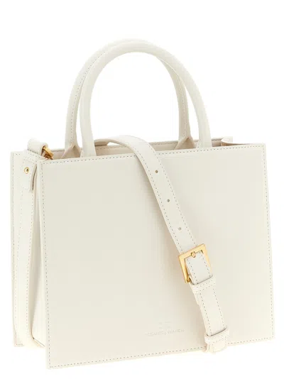 Elisabetta Franchi Logo-plaque Tote Bag In Neutral