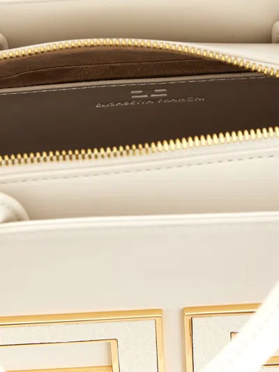 Elisabetta Franchi Logo-plaque Tote Bag In Neutral
