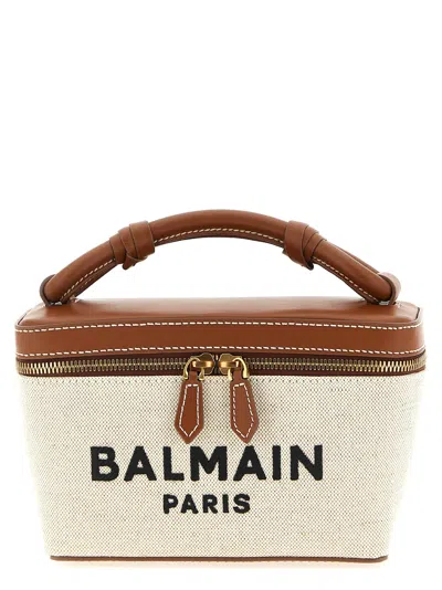 Balmain Trousse B-army Crossbody Bags Beige