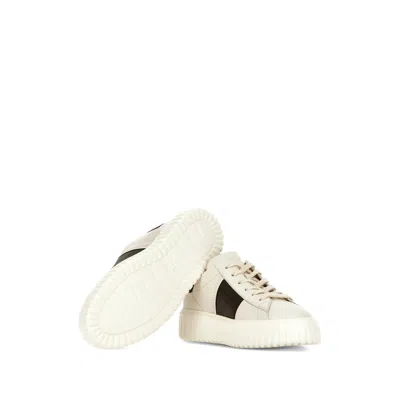 Hogan Sneakers Striped Panel Flat Sole