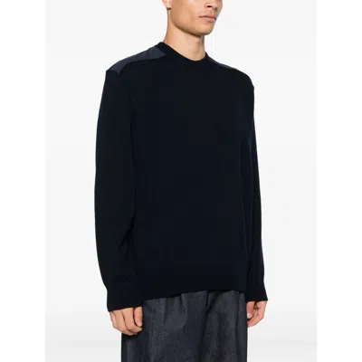 Paul & Shark Wool Shoulder-patch Jumper