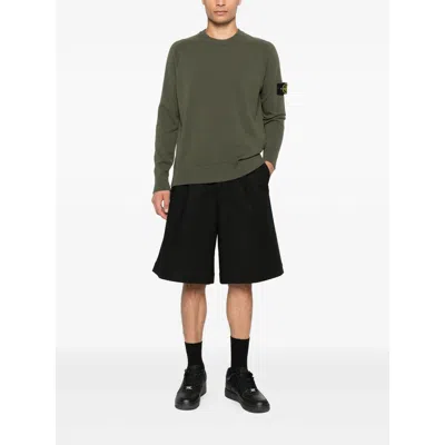 Stone Island Wool Crewneck Sweater