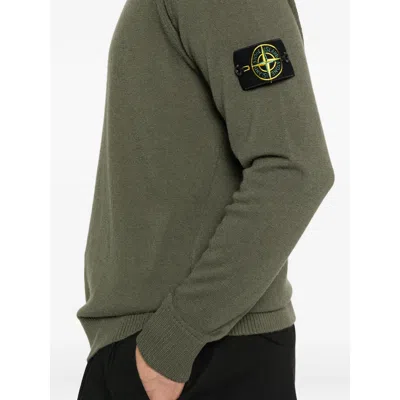 Stone Island Wool Crewneck Sweater