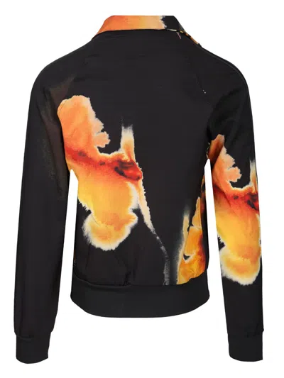 Y-3 Aop Track Top 3-stripes Sweatshirts Multicolor In Black