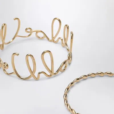 Chloé Chloe Icon Bracelet Women In Vintage Gold