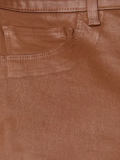 L Agence Margot Coated Cropped Skinny Jean
