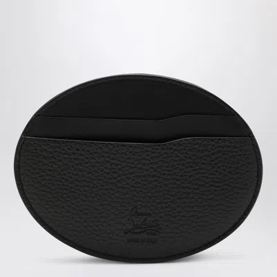 Christian Louboutin Mooncrest Black Circular Card Holder