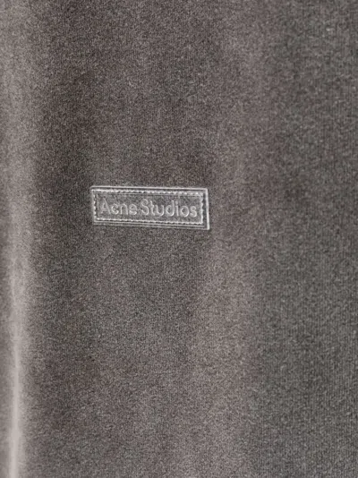 Acne Studios Short-sleeved T-shirt In Gray