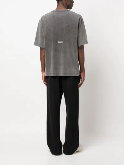 Acne Studios Short-sleeved T-shirt In Gray