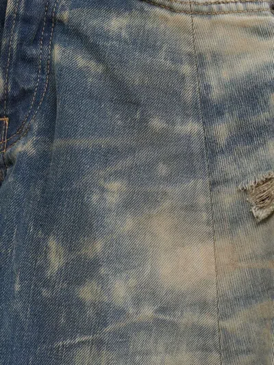Acne Studios 5-pocket Mid Rise Organic Cotton Jeans In Blue