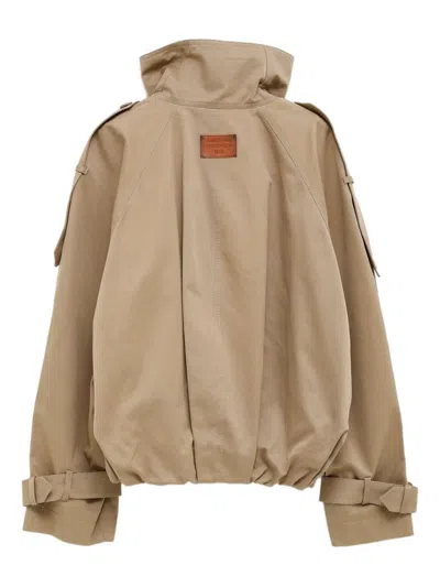 Acne Studios Women Lungo Trench In Multi