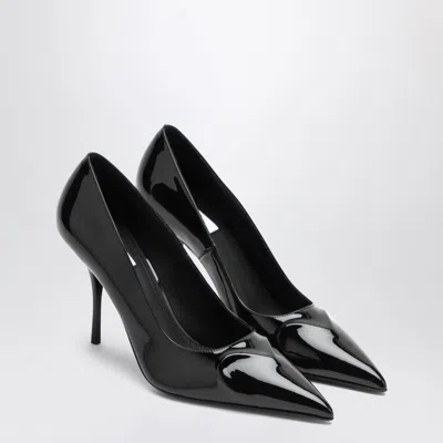 Alaïa Alaia Pumps Le C?ur 3d 90 In Black Varnish Women In Black