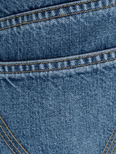 Bottega Veneta Women Flared-leg Denim Jeans In Blue