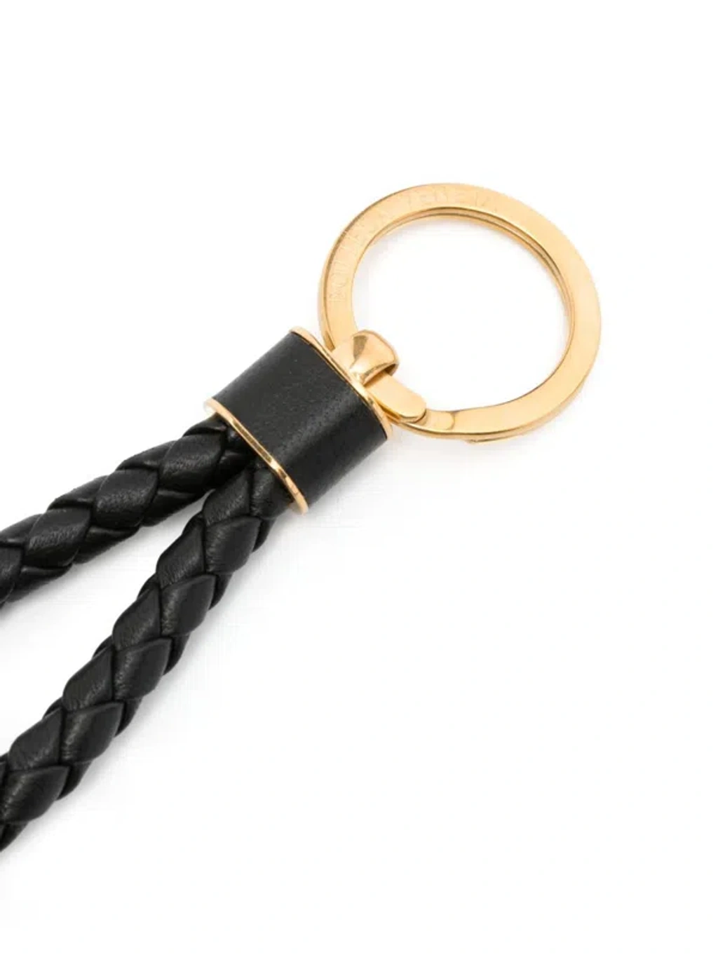 【関税＆送料込み】Bottega Veneta Woven Key Ring Accessorie BOTTEGA VENETA key ring black and white 8 shipped From JP