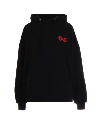 Fiorucci Cherry Mouth Black Sweatshirt In Black