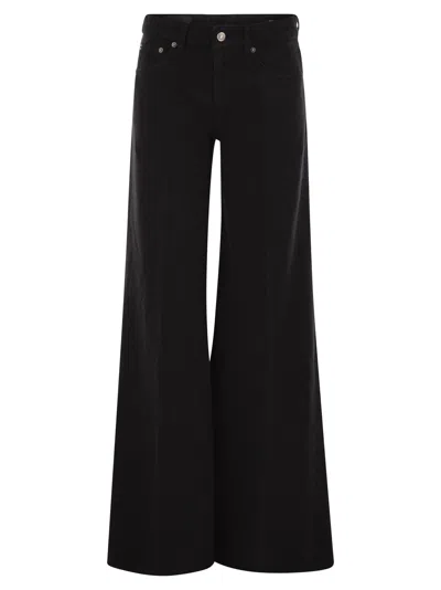 Dondup Marlen - Wide Leg Jeans In Black